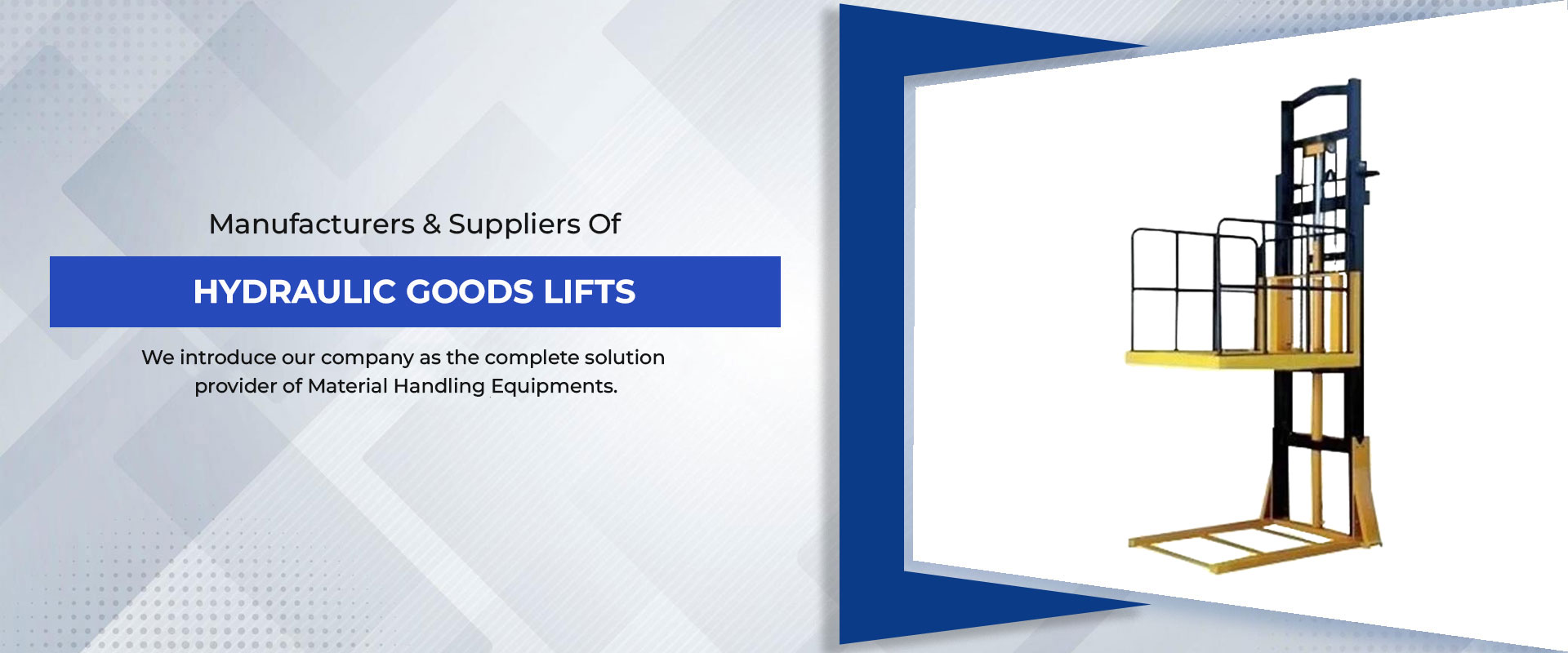 Goods Lift